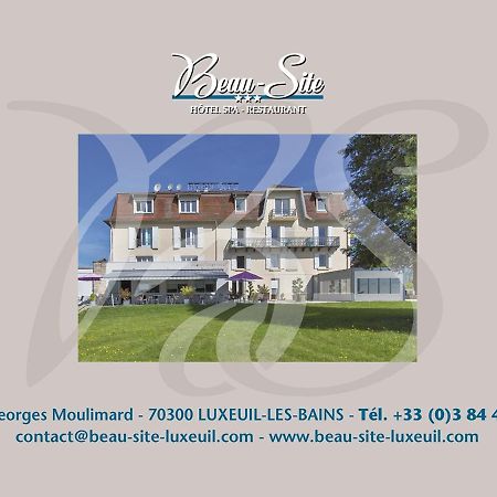 Logis Hotel Restaurant Spa Beau Site Luxeuil-les-Bains Zewnętrze zdjęcie